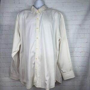Tommy‎ Bahama Island Soft Creamy Ivory Button Down Shirt XXL